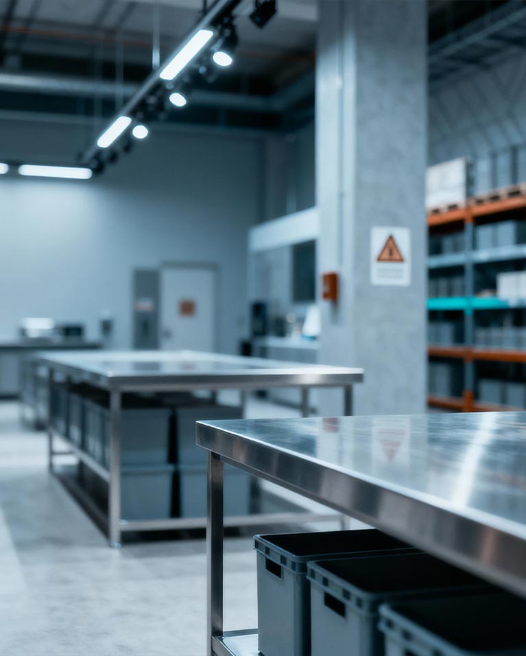 Laboratorio di produzione del club sandwich - Saratoga Club